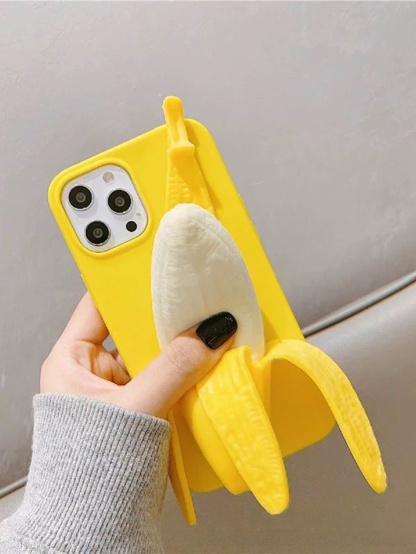 Apple iPhone 16 3D Realistic Banana Phone Case 🐒