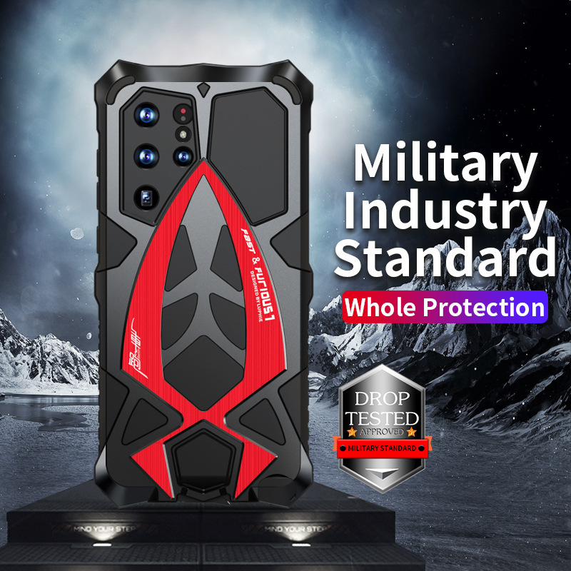 2024 New "Steel Warrior" Metal All-inclusive Phone Case for Samsung
