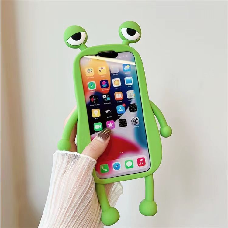 Super Cute Wiggly Frog Phone Case 🐸💚