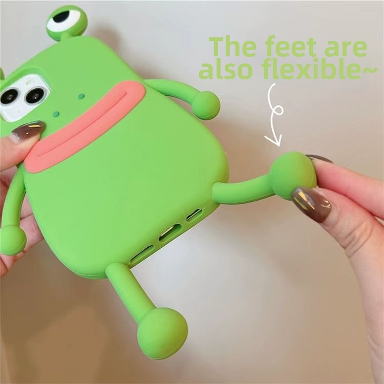 Super Cute Wiggly Frog Phone Case 🐸💚