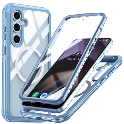 Samsung Galaxy Magnetic Clear Case With Dual Lock Protection📱