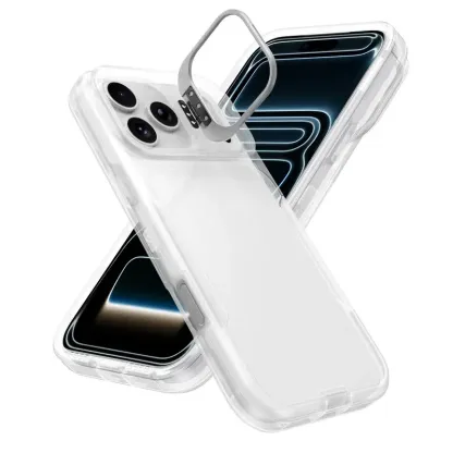 360° Heavy-Duty Shockproof Phone Case with Alloy Camera Ring for iPhone 11-17 Series