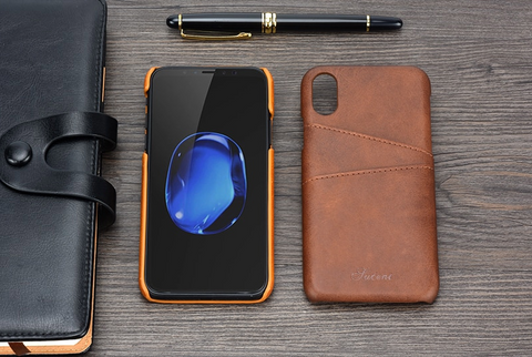 Luxury Leather Wallet Case For iPhone XS Max XR  iPhone XS Max X 8 7 6S 6 Plus