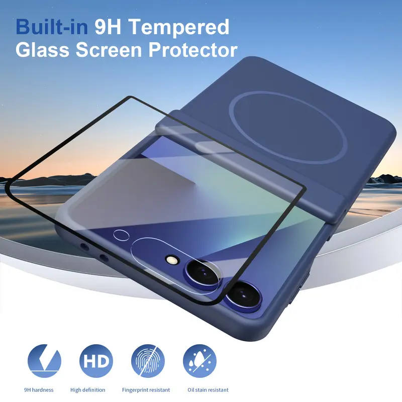 Skin sensitive magnetic Protective phone case, Protector, suitable for Samsung Galaxy Z Flip8/7/6/5/4/3 with tempered glass film, Screen Protector, supports wireless charging, protection hinge, shell film integrated, anti drop, folding phone case Skin sensitive magnetic Protective phone case, Protector, suitable for Samsung Galaxy Z Flip8/7/6/5/4/3 with tempered glass film, Screen Protector, supports wireless charging, protection hinge, shell film integrated, anti drop, folding phone case
