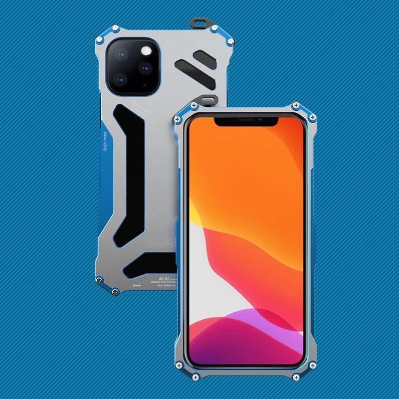 2024 New Creative Metal Gundam Phone Case for iPhone-🔥Order today and get free screen protector🎁