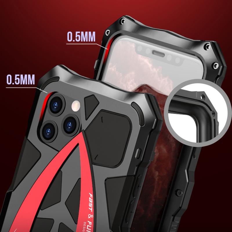 2024 New "Steel Warrior" Metal All-inclusive Phone Case For iPhone