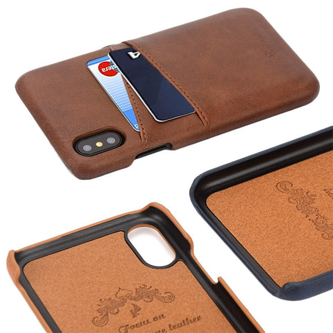 Luxury Leather Wallet Case For iPhone XS Max XR  iPhone XS Max X 8 7 6S 6 Plus