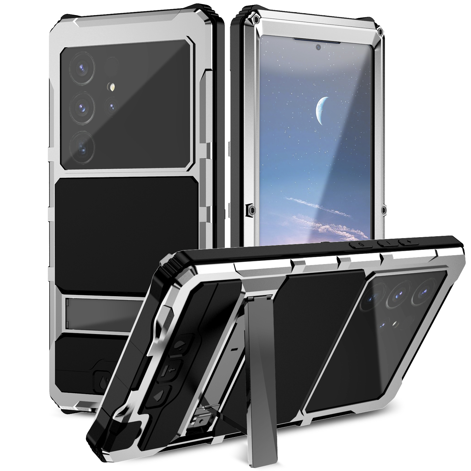 2024 New Triple-Proof Mobile Phone Case with Bracket for Samsung - Upgraded Version