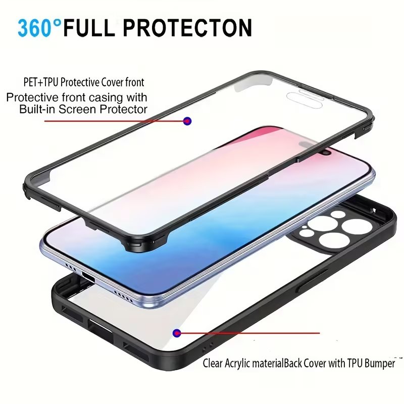 Ultimate 360° Protection Case for iPhone 16 Pro Max