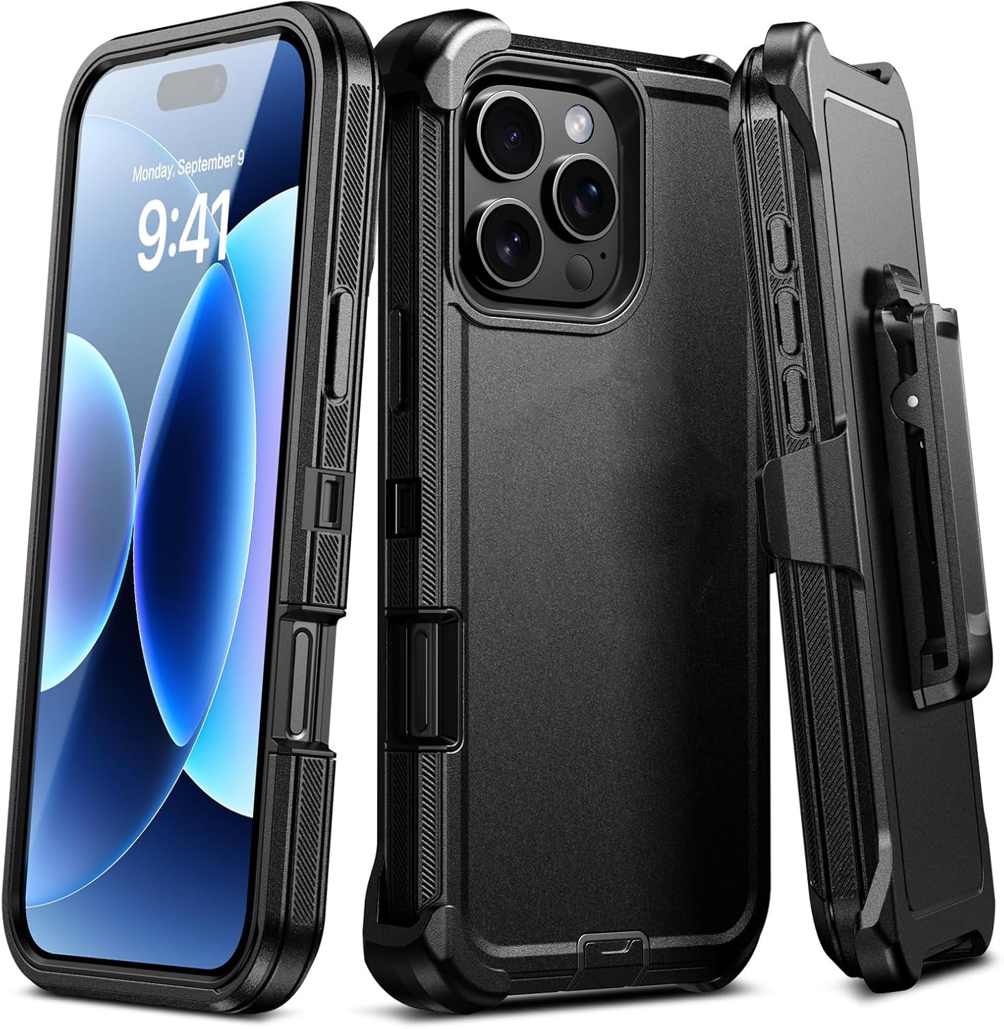 Heavy-Duty Protective Phone Case with Belt Clip