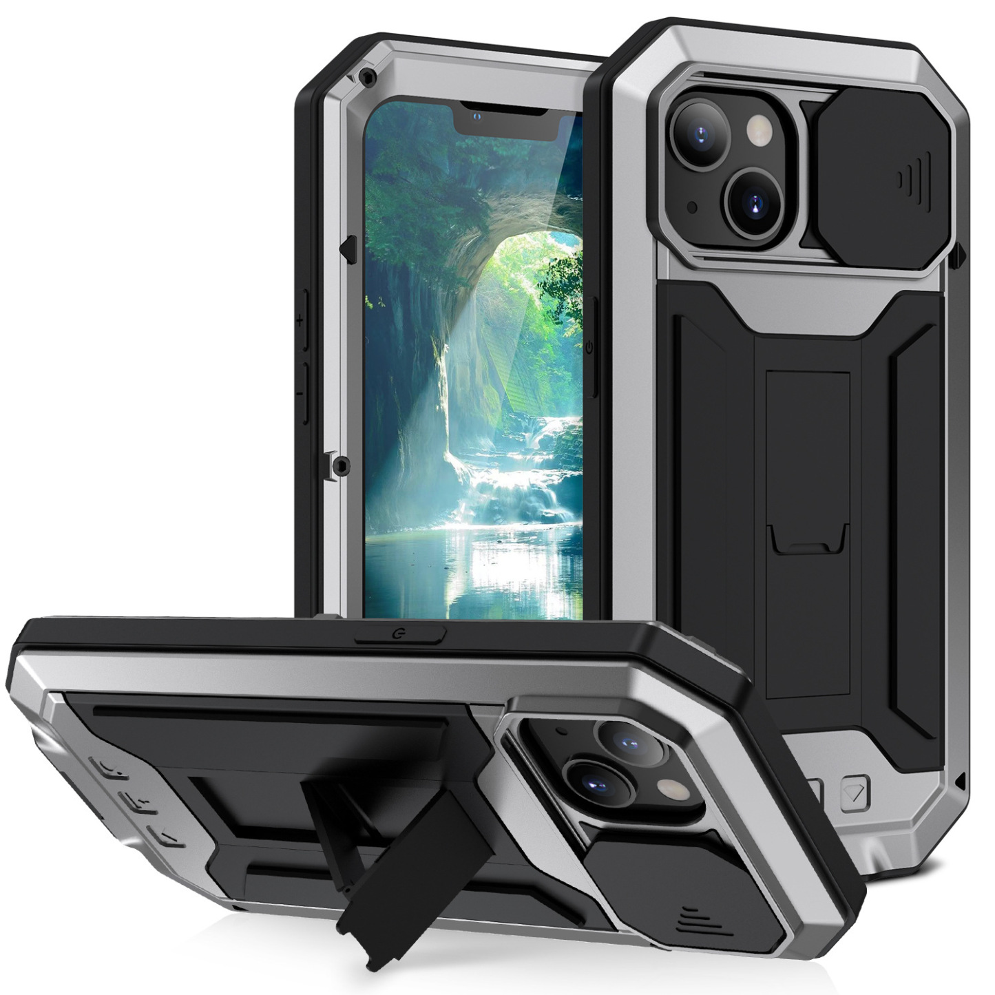2nd Gen Metal Rugged Case for iPhone 17 Pro Max – Tough, Convenient & Stylish 🛡️