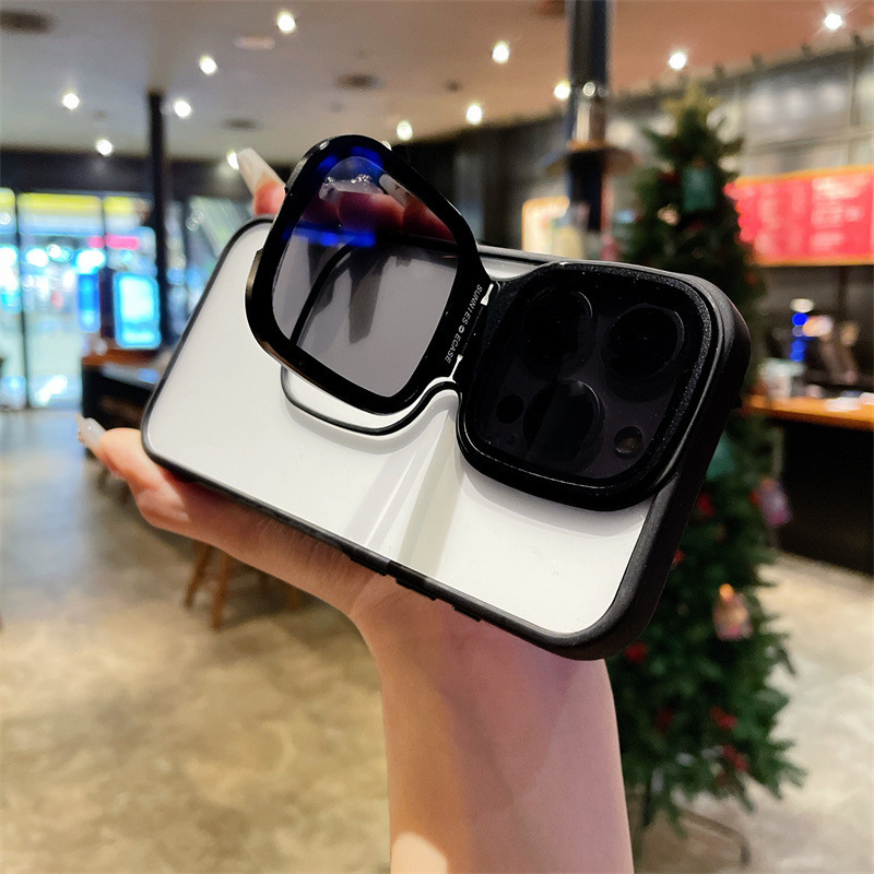 Sunglasses Stand Phone Case for iPhone 15 / iPhone 14 Pro Max 😎
