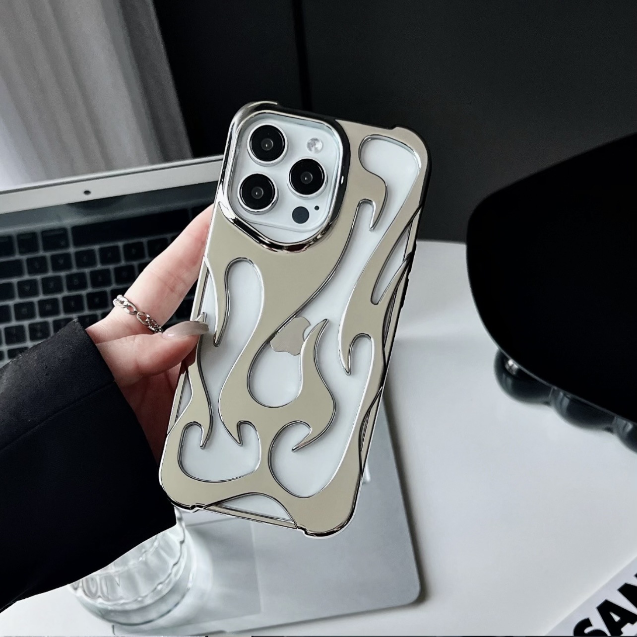 Heat-Dissipating Hollow Case for iPhone 17 Pro Max | Trendy Minimalist Shockproof Cover 😎