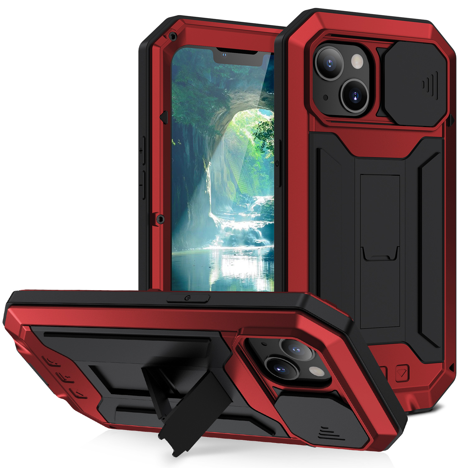 2nd Gen Metal Rugged Case for iPhone 17 Pro Max – Tough, Convenient & Stylish 🛡️