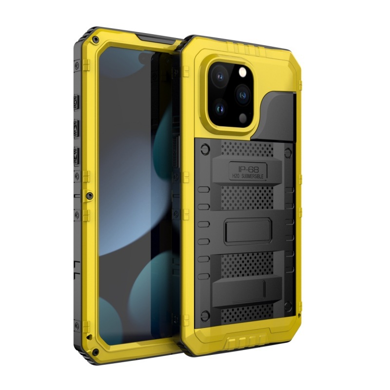 iPhone 15 Pro Max 4-in-1 Rugged Metal Case