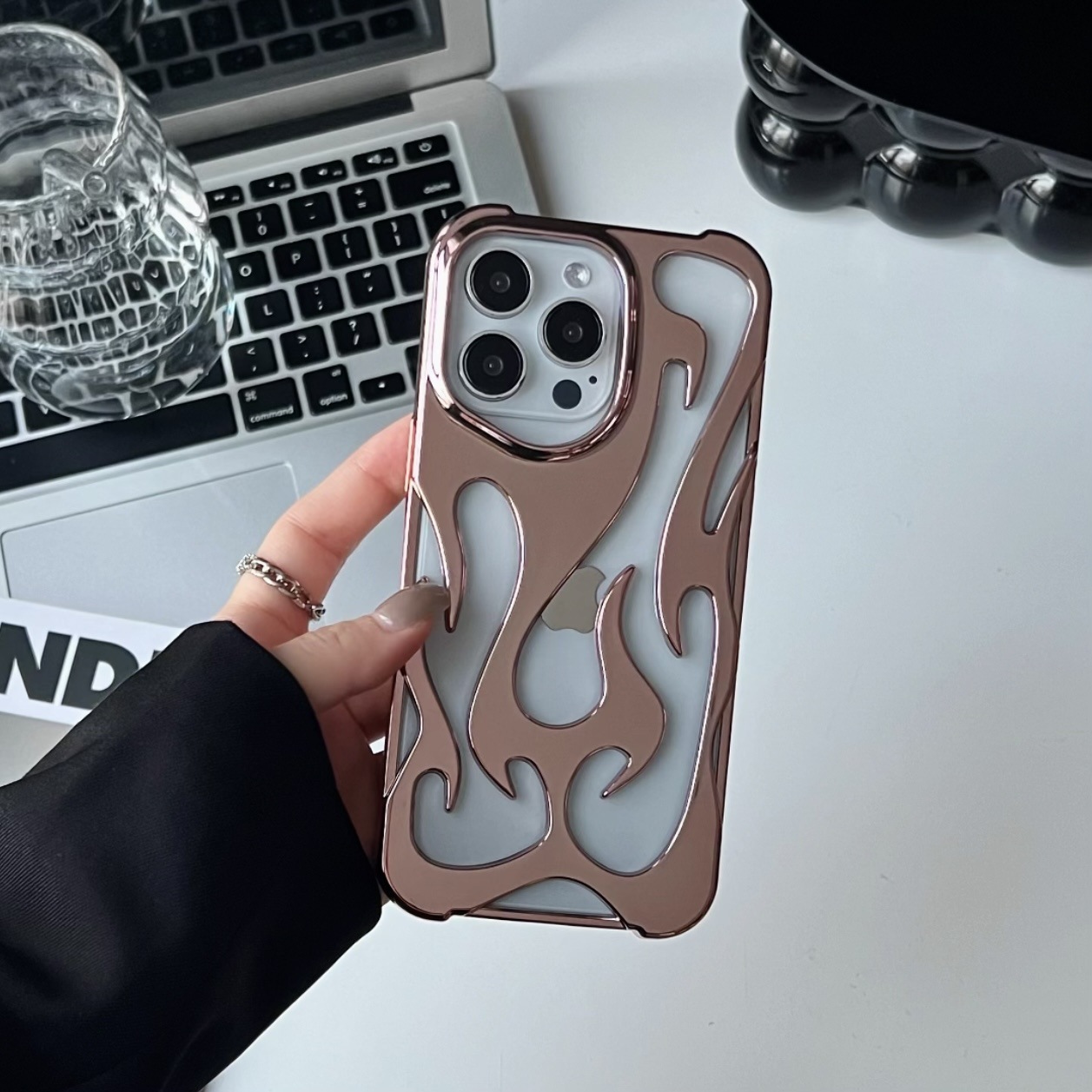 Heat-Dissipating Hollow Case for iPhone 17 Pro Max | Trendy Minimalist Shockproof Cover 😎