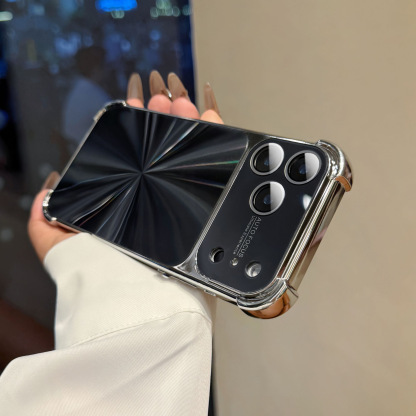 Level Up Your iPhone: CD Pattern Electroplated Case 🚀