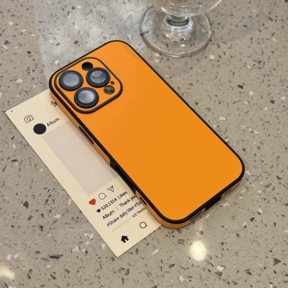 iPhone 17 Pro Max & 16 Minimalist Suede Phone Case 🤍