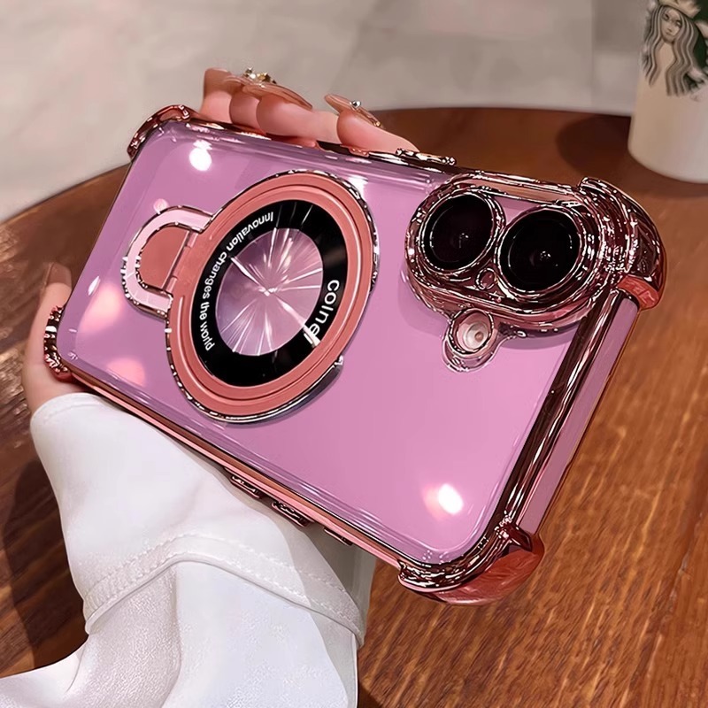 Airbag Ring Stand Case: Fits iPhone 17 to XR/XS 📱💥 (All Models Covered!)