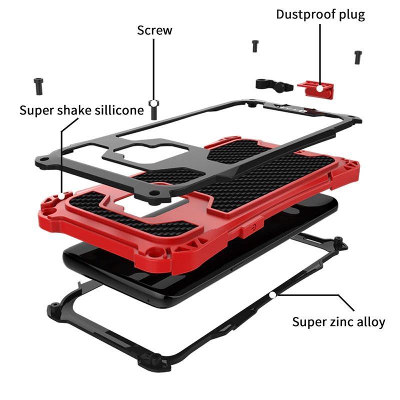 Luxury Armor ShockProof  Aluminum Metal Cover for Samsung