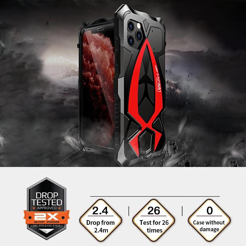 2024 New "Steel Warrior" Metal All-inclusive Phone Case For iPhone
