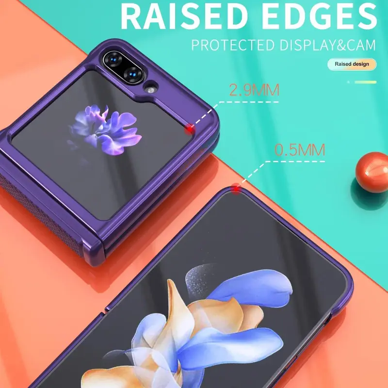 Compatible with Z Flip8/Z Flip7, Z Flip6, Z Flip5, Durable Anti Drop Protective Phone Case with 360 Degree Rotating Stand HNZ0140 Compatible with Z Flip8/Z Flip7, Z Flip6, Z Flip5, Durable Anti Drop Protective Phone Case with 360 Degree Rotating Stand HNZ0140