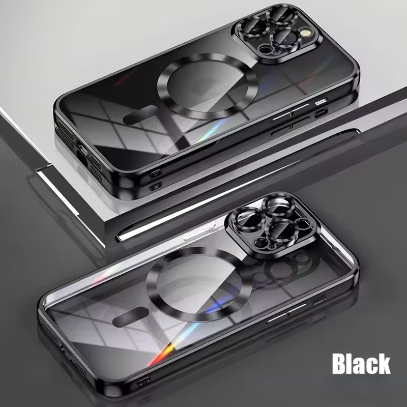 Product Title  MagSafe Compatible Shockproof Magnetic Case for iPhone