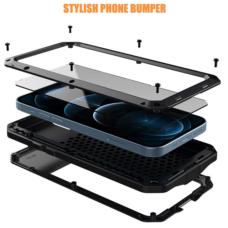 Extreme Heavy-Duty Metal Armor Case with Screw-Lock Protection
