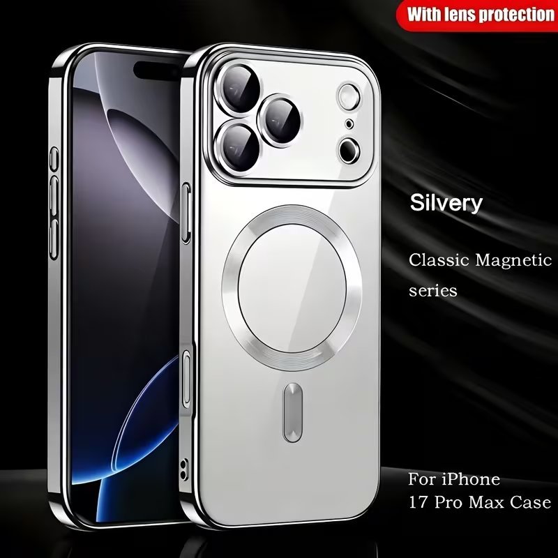 Product Title  MagSafe Compatible Shockproof Magnetic Case for iPhone