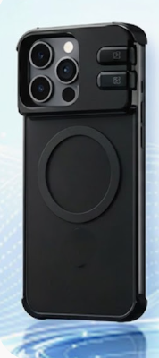Phone Case & Earbud Holder in One