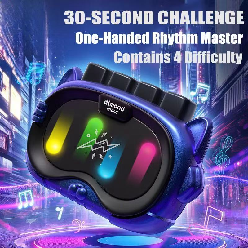 One-Handed Rhythm Master – 30-Second Speed Challenge Music Game with 9 Instrument Sounds & Scientific Training for Kids 4-12+