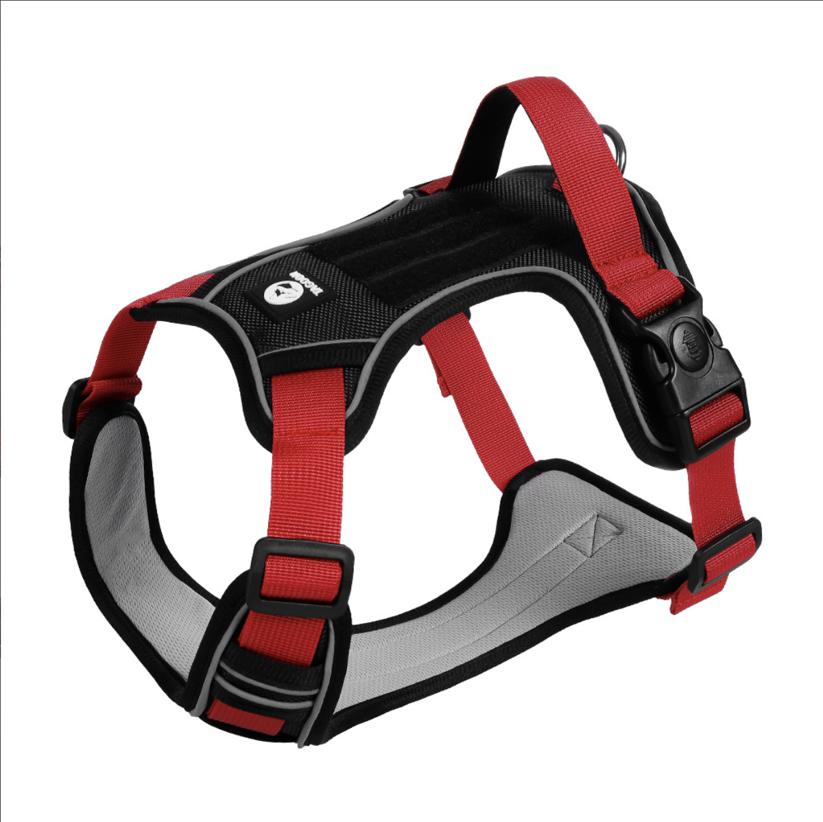 Reflective No Pull Dog Harness with Soft Padding | Adjustable Anti-Choke Vest Harness for Small Medium Large Dogs