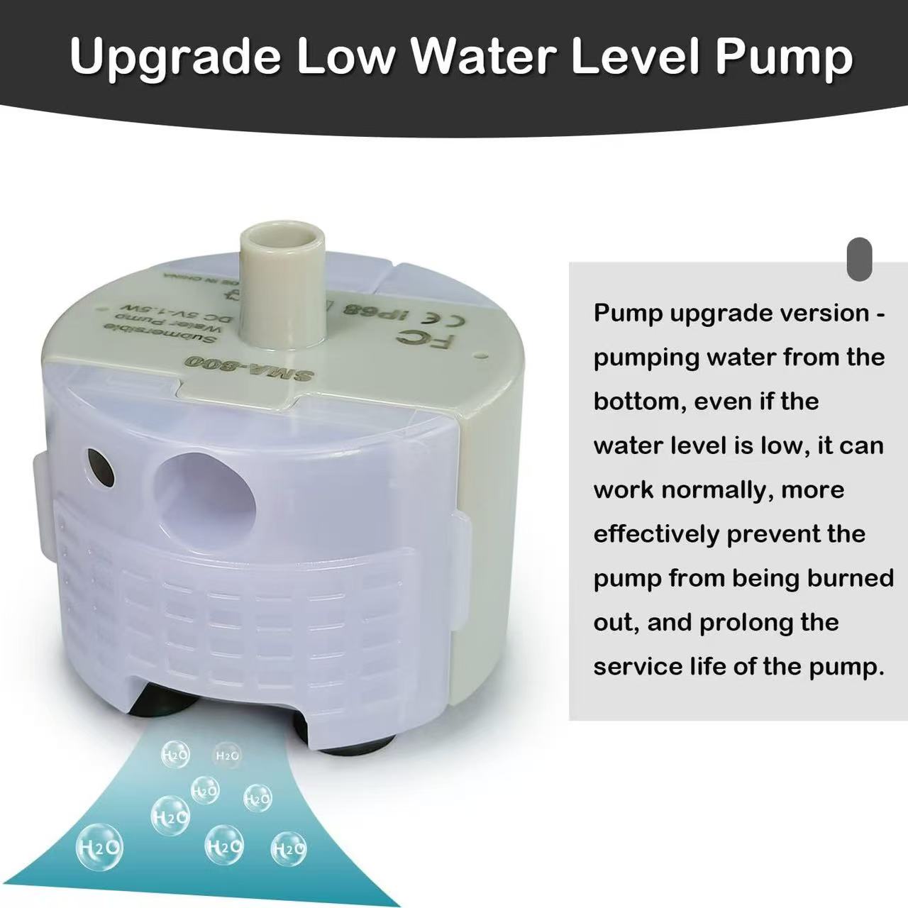 Pet Water Fountain - Circulating Water Pump - Water Extractor - Multi-Model Water Pump