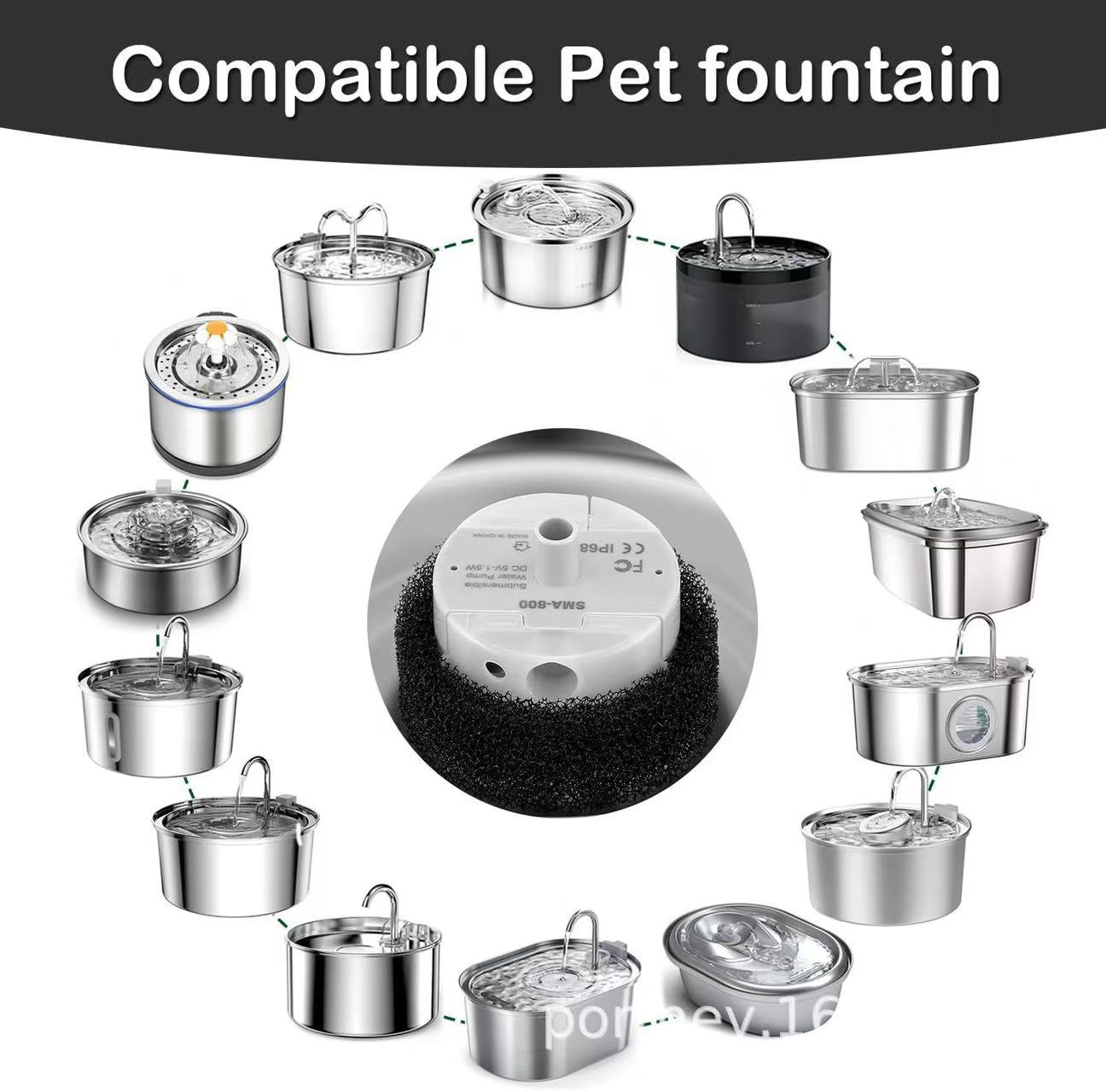 Pet Water Fountain - Circulating Water Pump - Water Extractor - Multi-Model Water Pump