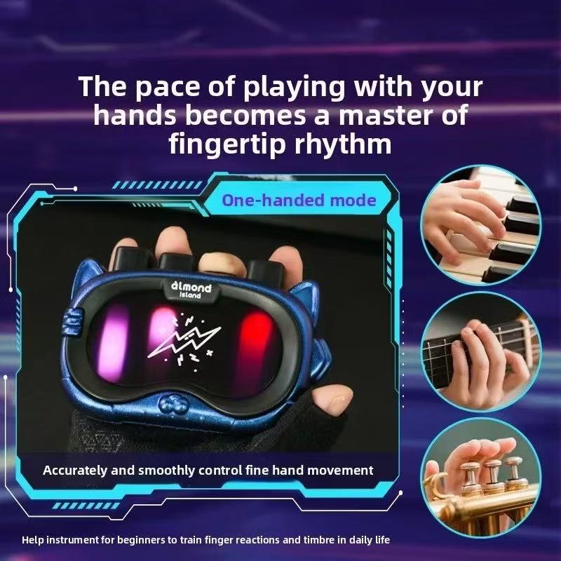 One-Handed Rhythm Master – 30-Second Speed Challenge Music Game with 9 Instrument Sounds & Scientific Training for Kids 4-12+