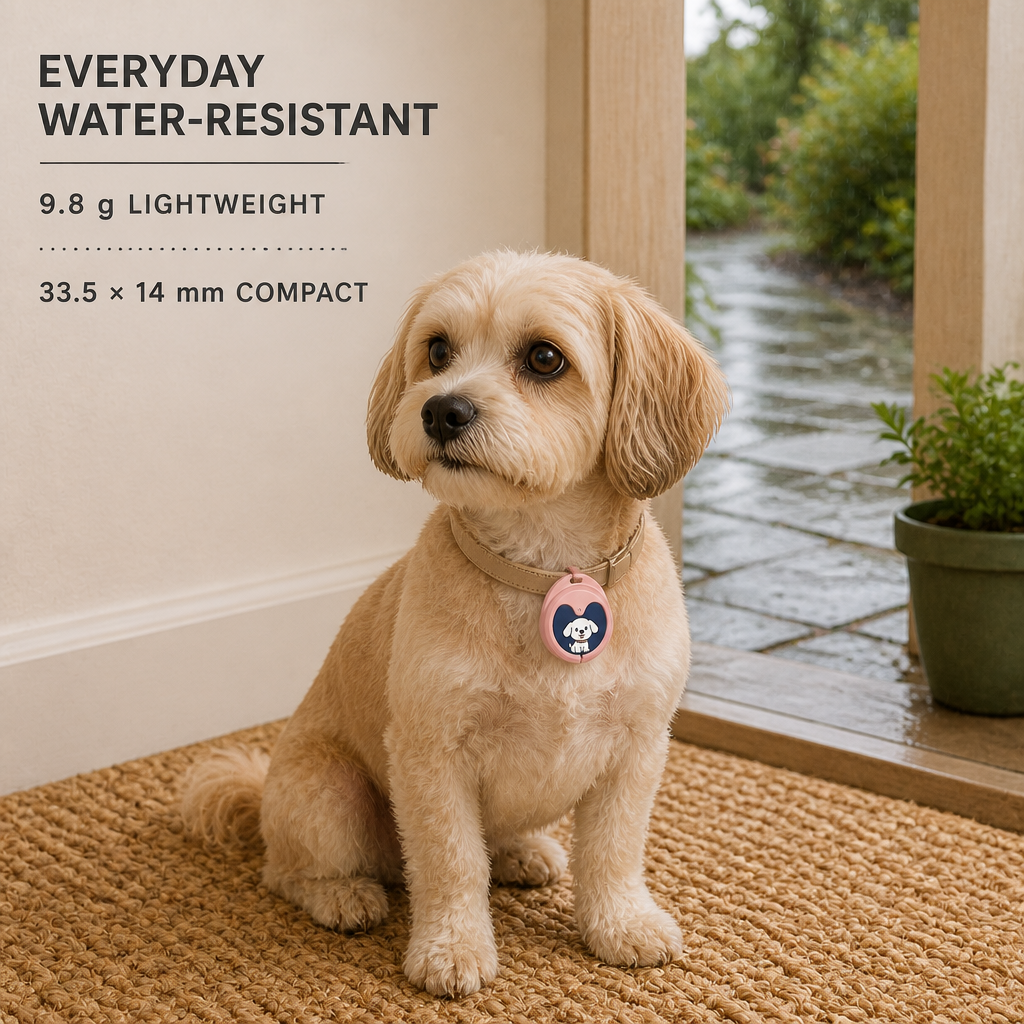 Q8 4G Global Pet Locator – 25–30 Day Battery, Everyday Water-Resistant