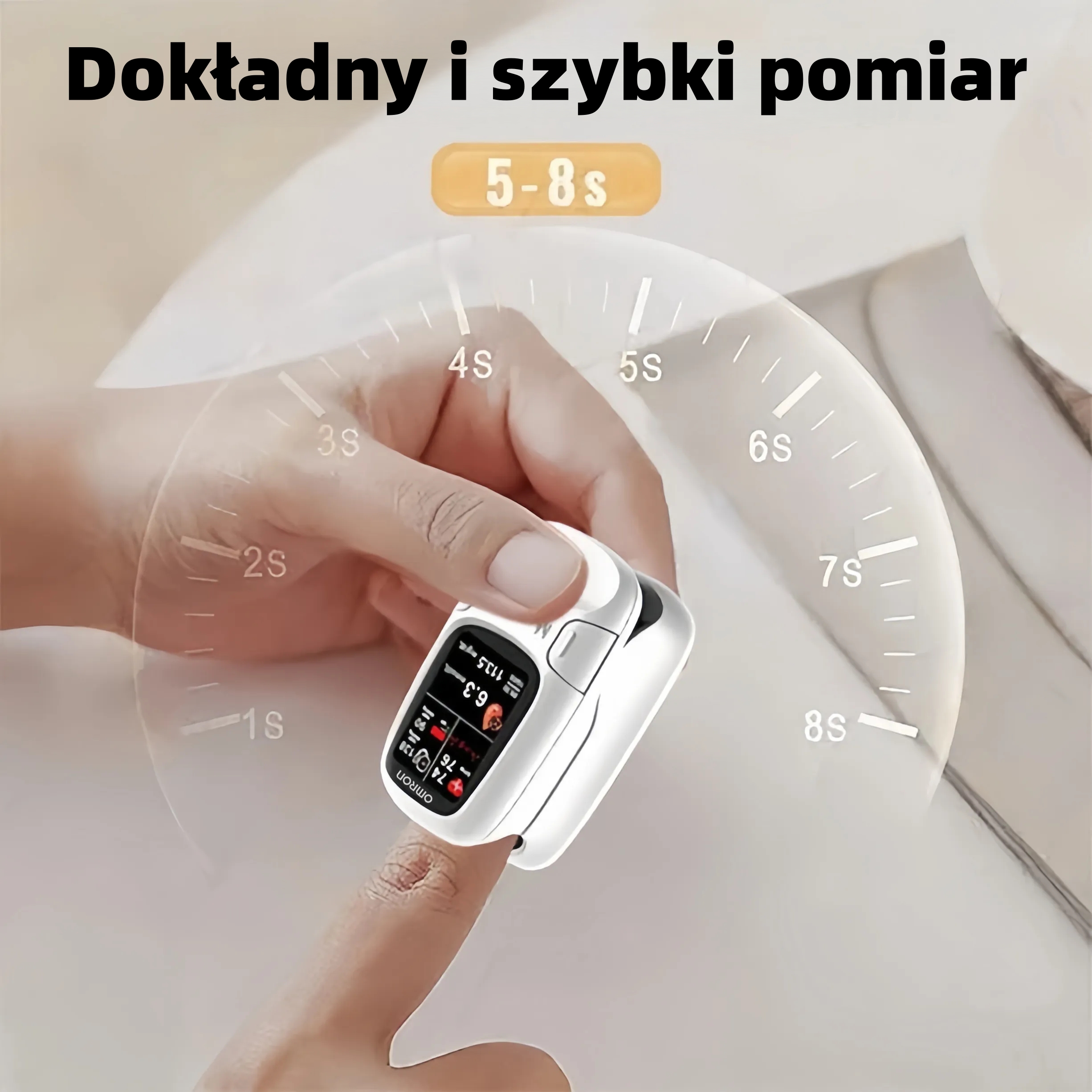 Nowoczesny nieinwazyjny inteligentny glukometr do wygodnego monitorowania poziomu glukozy