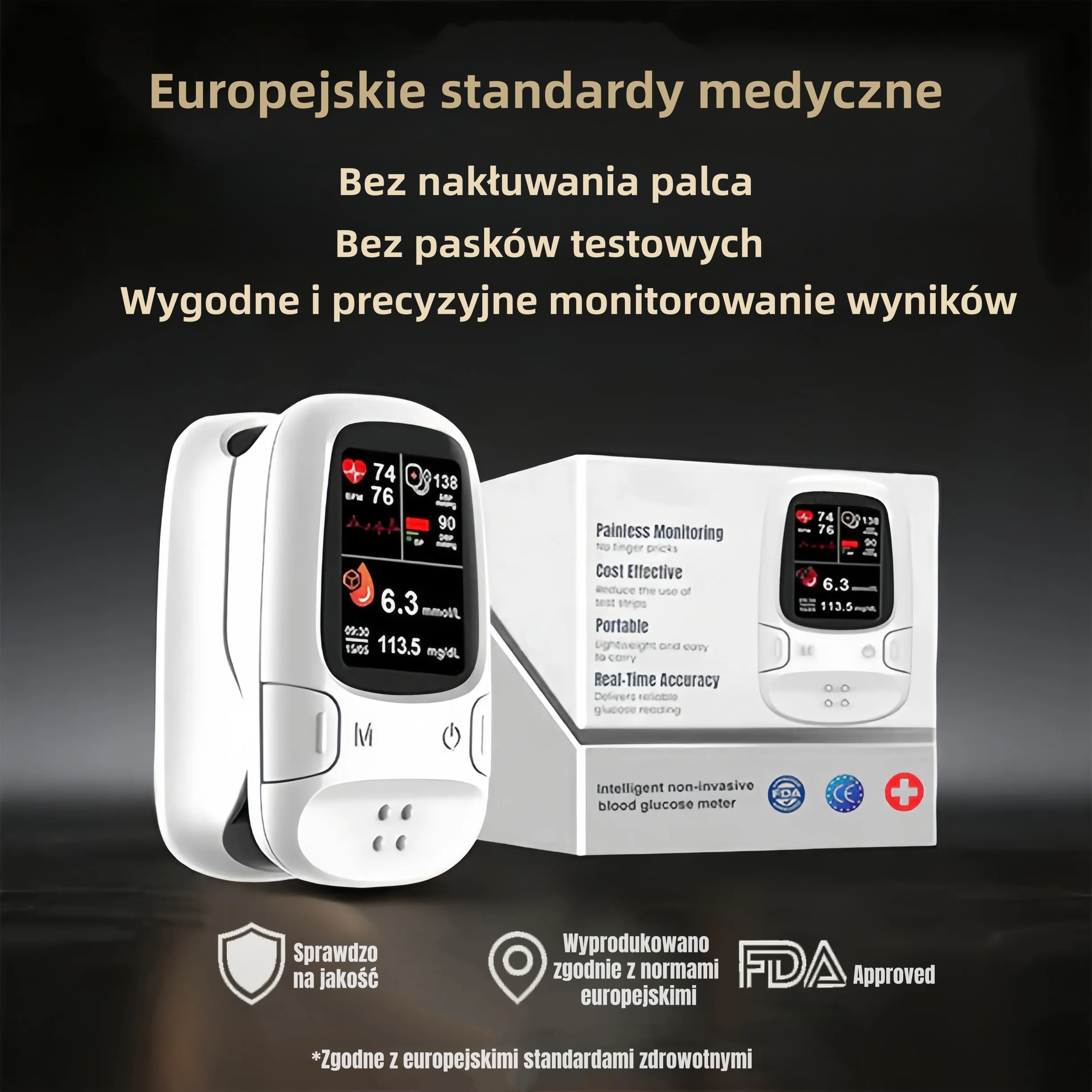 Nieinwazyjny glukometr nowej generacji – wygodne i bezbolesne monitorowanie poziomu glukozy