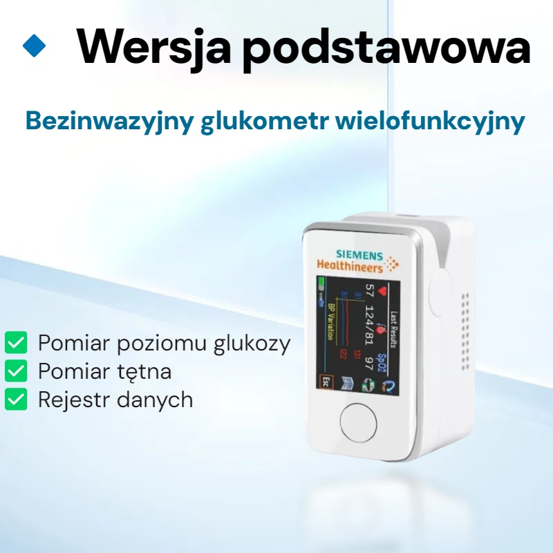 Inteligentny glukometr bezinwazyjny