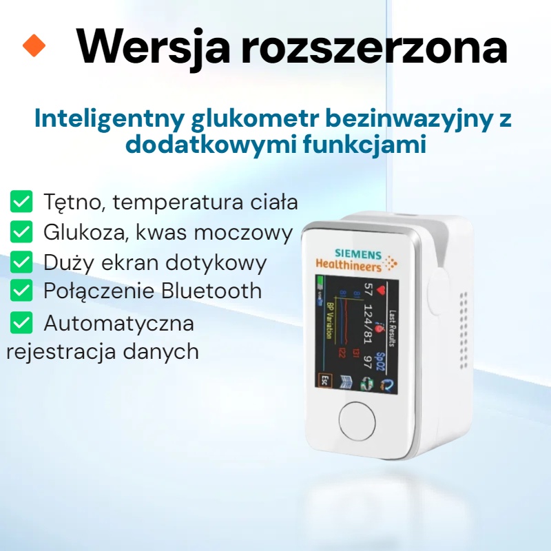 Inteligentny glukometr bezinwazyjny