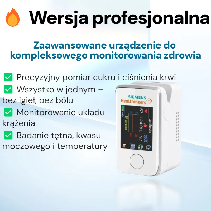 Inteligentny glukometr bezinwazyjny