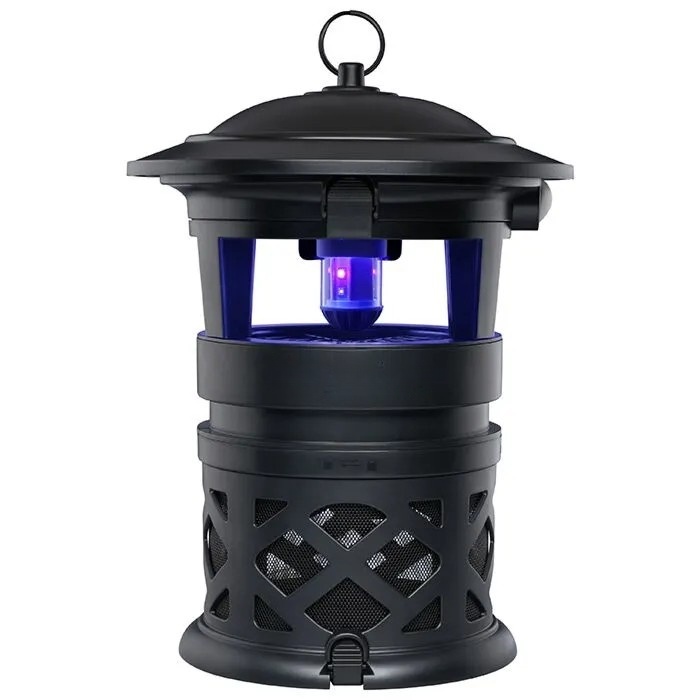 LED lapač komárů a hmyzu – až 1/2 akru, černý design