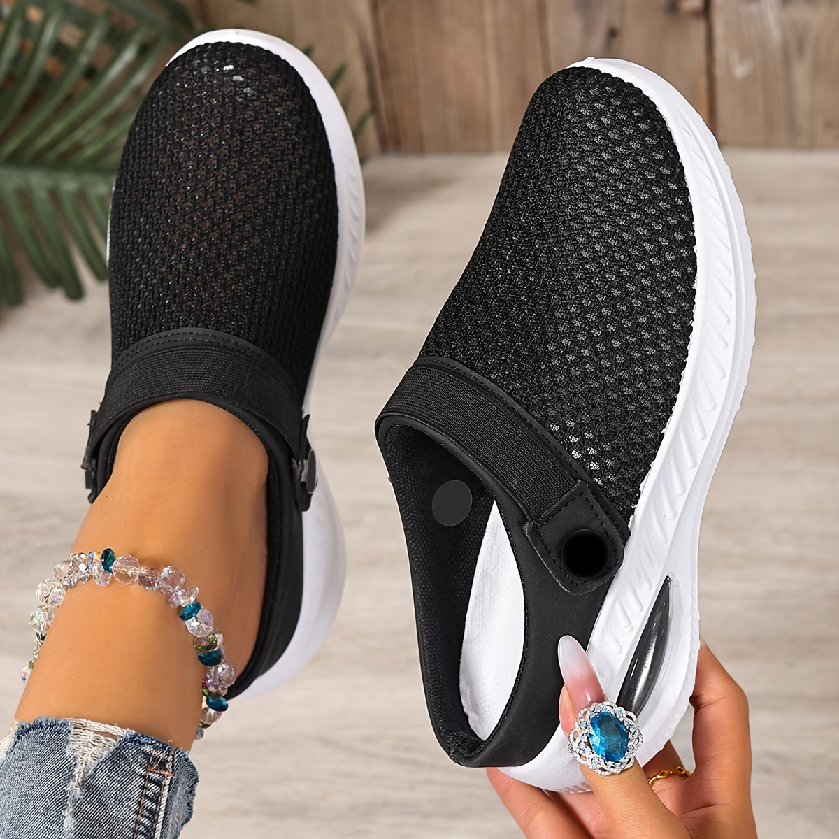 Women's Comfortable Slip-On Sandals Sneakers for Beach Vacation Camping And Daily Wear