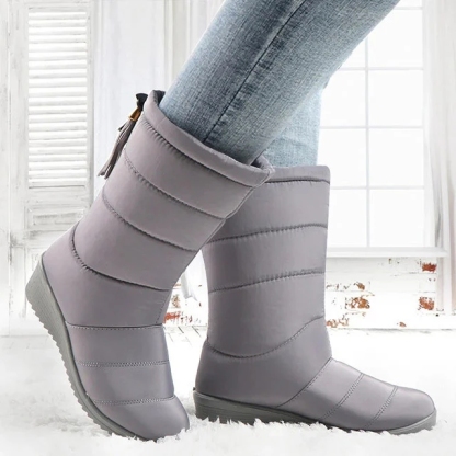 Women's Warm Non-slip Waterproof Winter Wedge Snow Boots