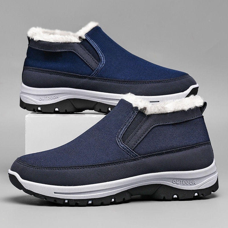 Men's Thickened Warm Non-slip Slip-on Outdoor Shoes
