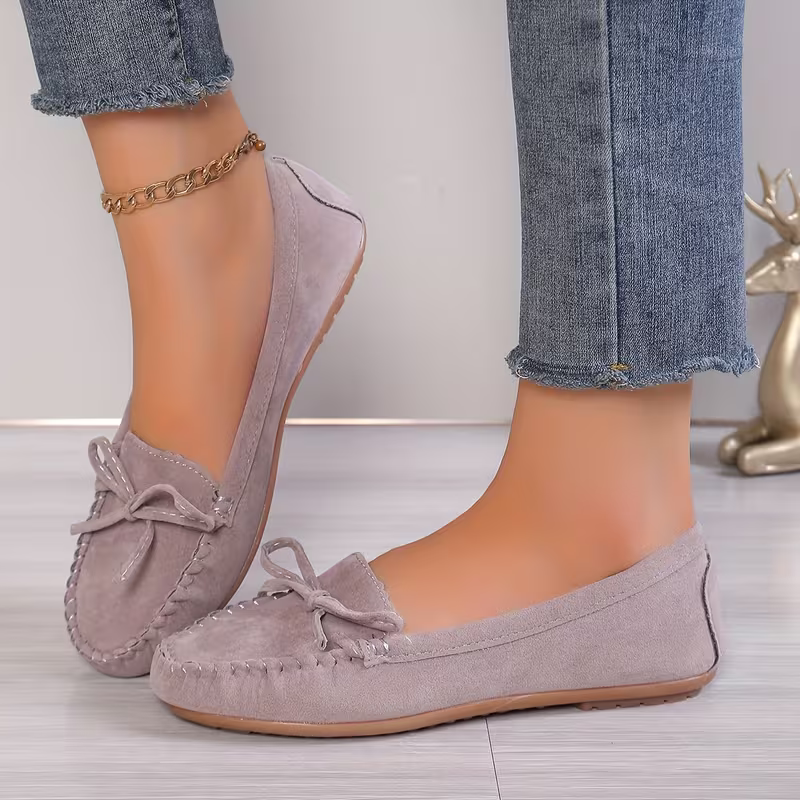 Women's Comfortable And Lightweight Bows Flat Shoes