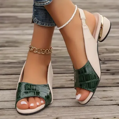 Women's Stylish Comfortable Chunky Heel Sandals