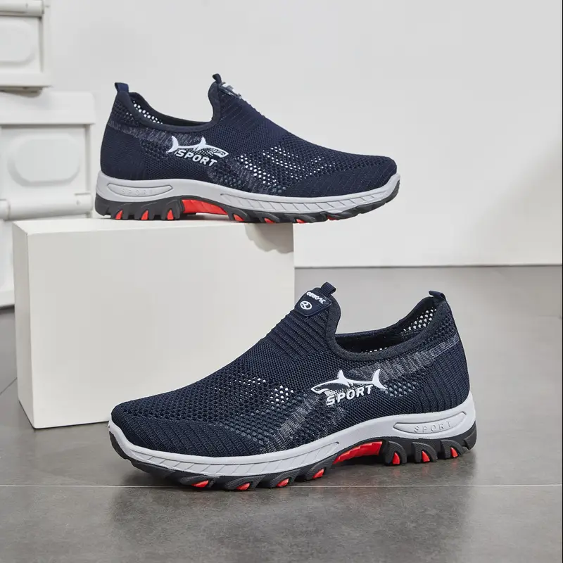 Men's Lightweight Breathable Anti-slip Sneakers for Outdoor Activities