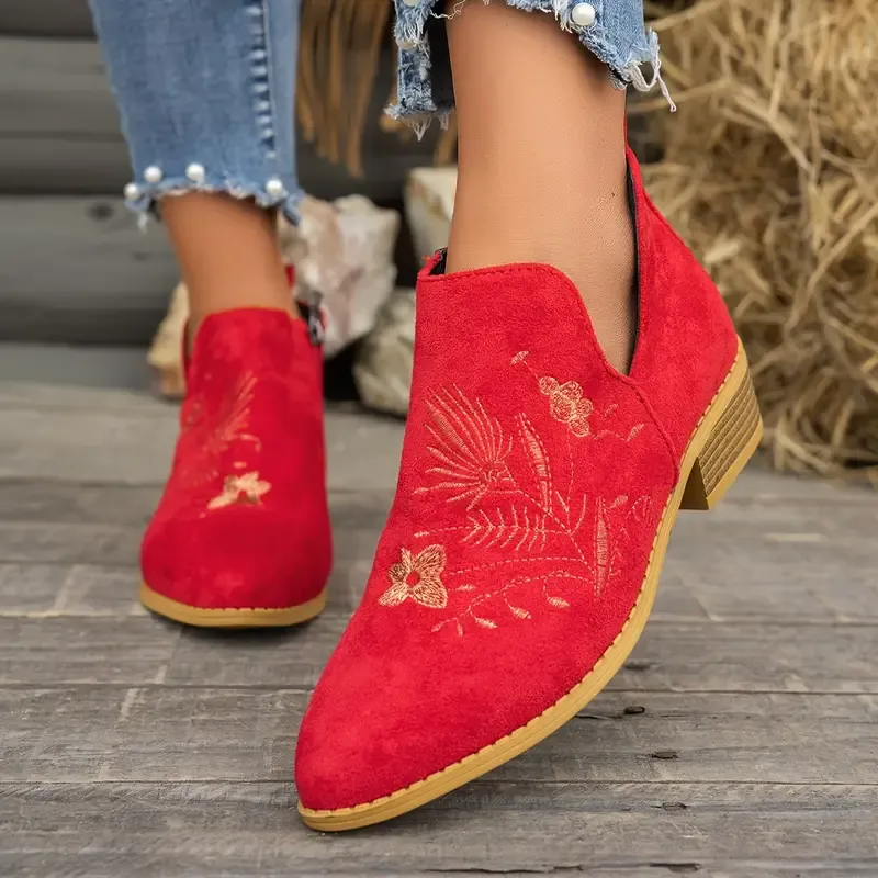 [Copy]Women's Fashion Comfortable Chunky Heel Boots Chelsea Boots