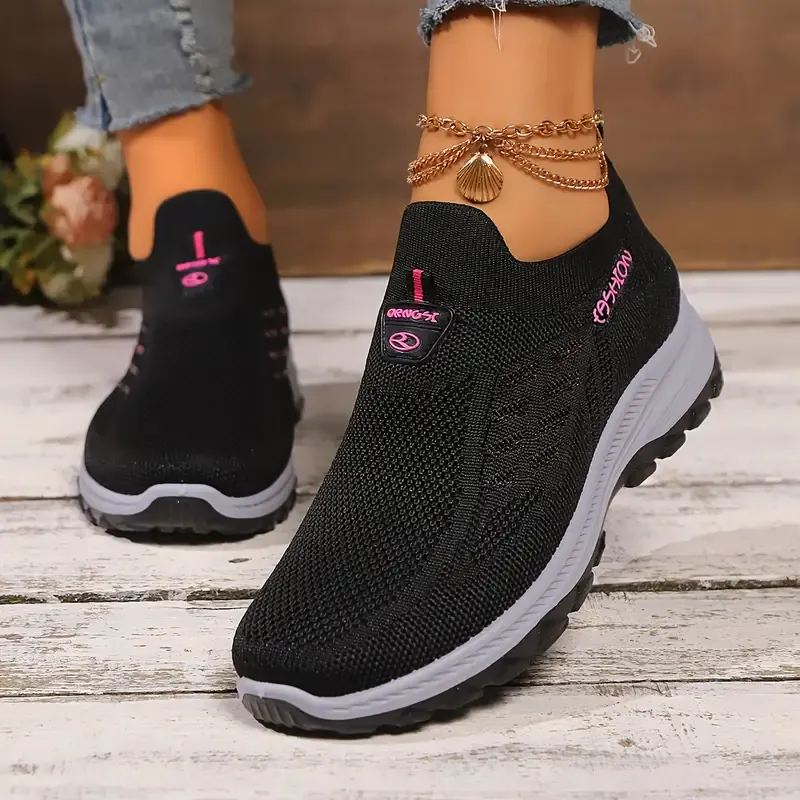 Women's New Comfortable & Breathable Slip-On Walking Shoes Sneakers